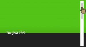 The fold. A bit of a sacred cow.